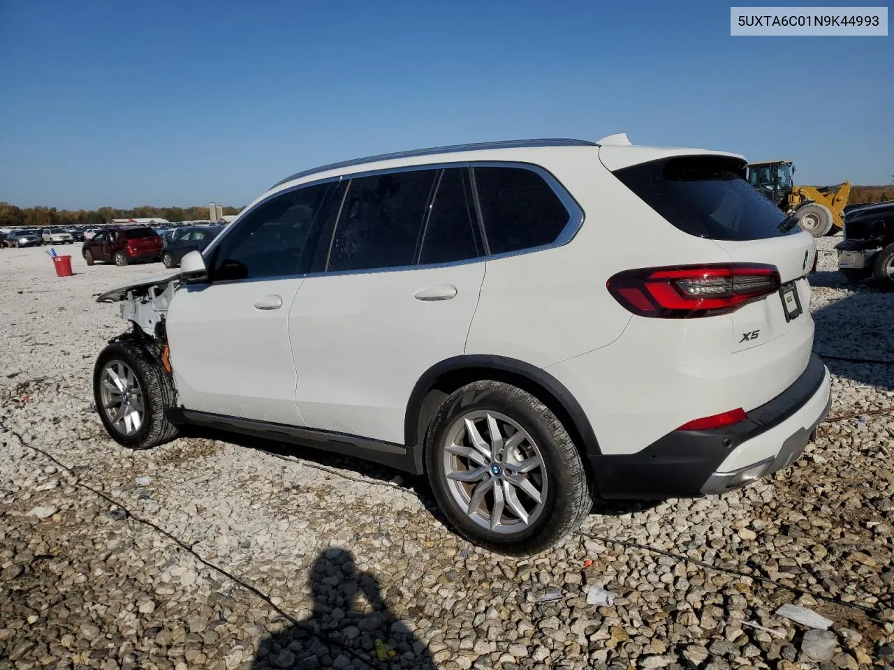 2022 BMW X5 xDrive45E VIN: 5UXTA6C01N9K44993 Lot: 76384714