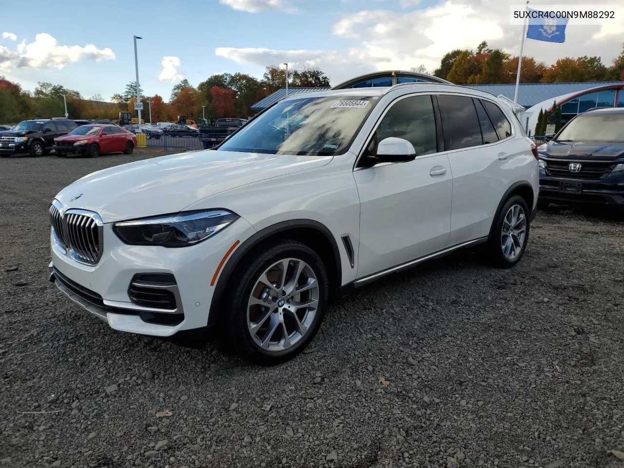 2022 BMW X5 Sdrive 40I VIN: 5UXCR4C00N9M88292 Lot: 76505844