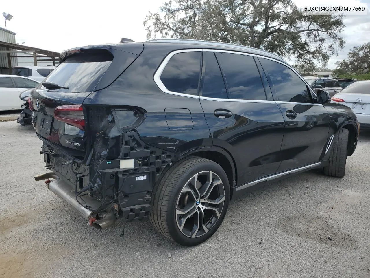 2022 BMW X5 Sdrive 40I VIN: 5UXCR4C0XN9M77669 Lot: 76664034