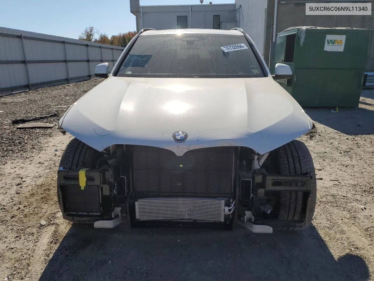 2022 BMW X5 xDrive40I VIN: 5UXCR6C06N9L11340 Lot: 76732694