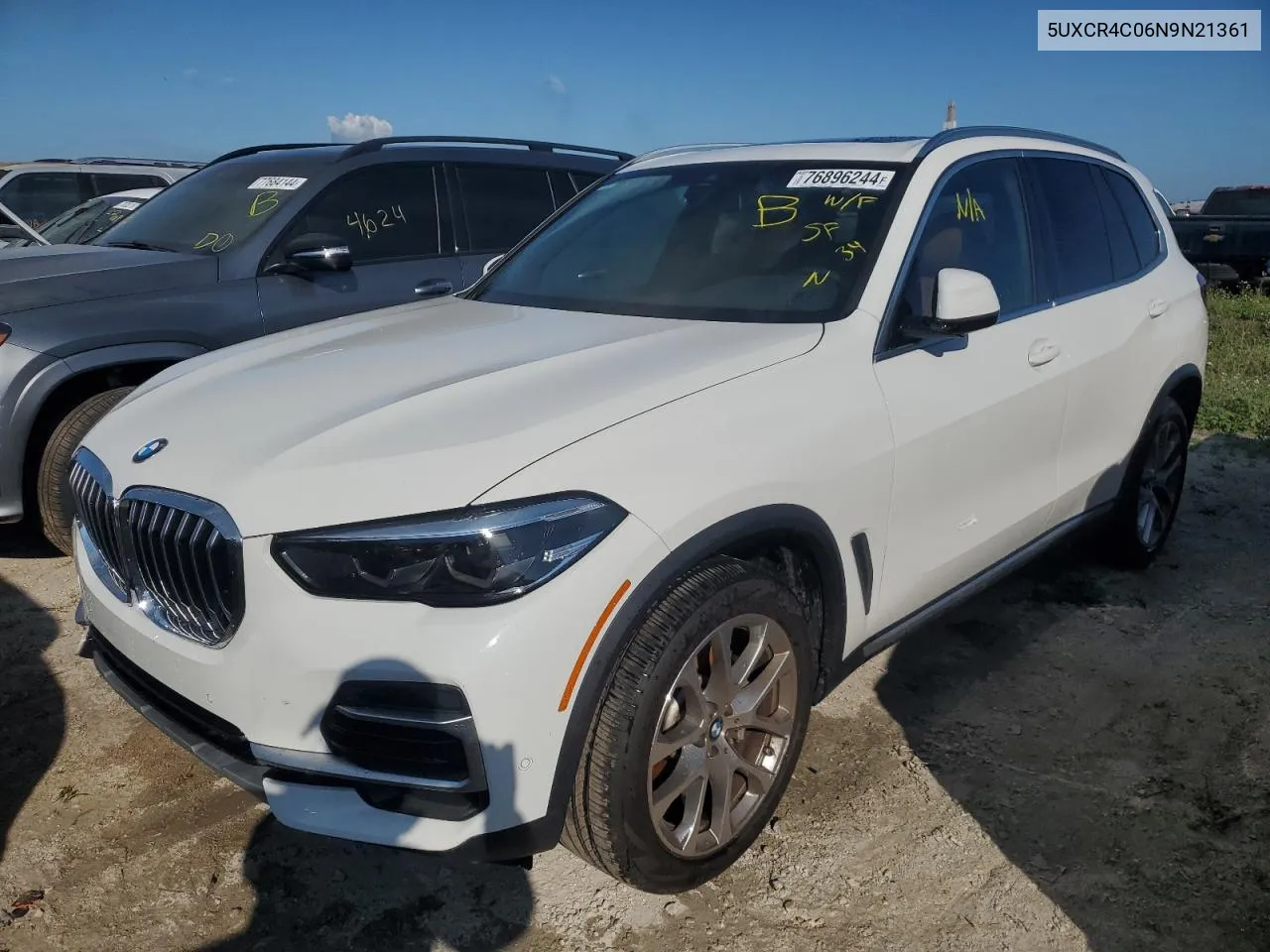 2022 BMW X5 Sdrive 40I VIN: 5UXCR4C06N9N21361 Lot: 76896244