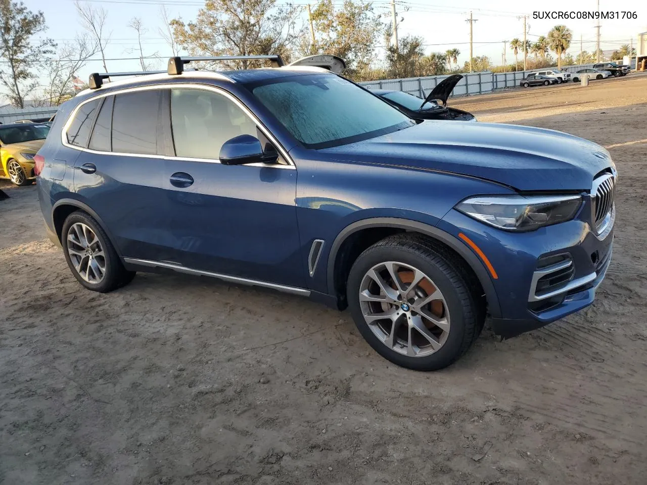 2022 BMW X5 xDrive40I VIN: 5UXCR6C08N9M31706 Lot: 76904024