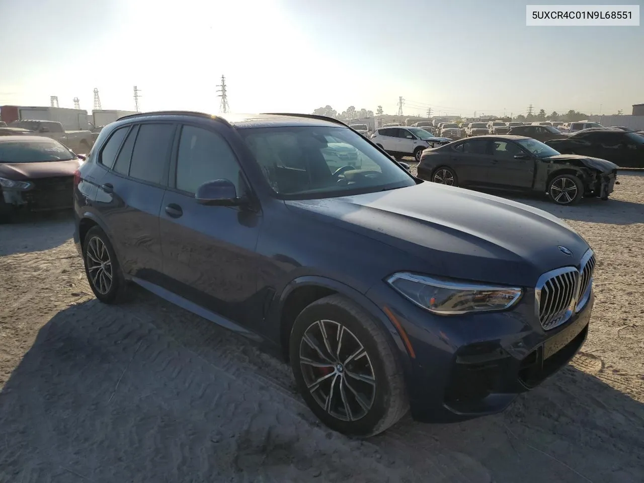 2022 BMW X5 Sdrive 40I VIN: 5UXCR4C01N9L68551 Lot: 78222834