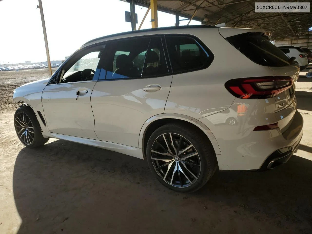 2022 BMW X5 xDrive40I VIN: 5UXCR6C01N9M90807 Lot: 78897434