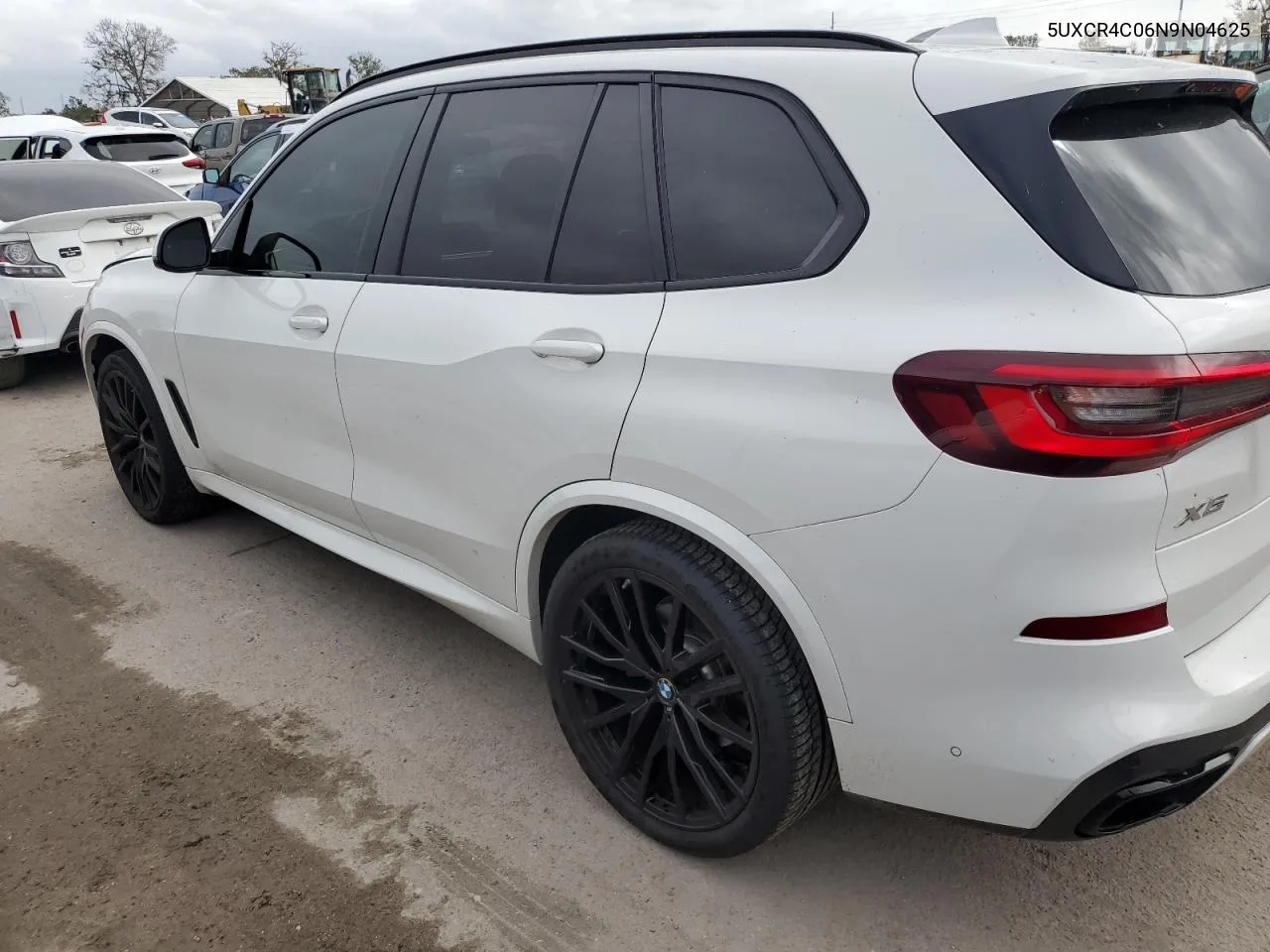 2022 BMW X5 Sdrive 40I VIN: 5UXCR4C06N9N04625 Lot: 79044554