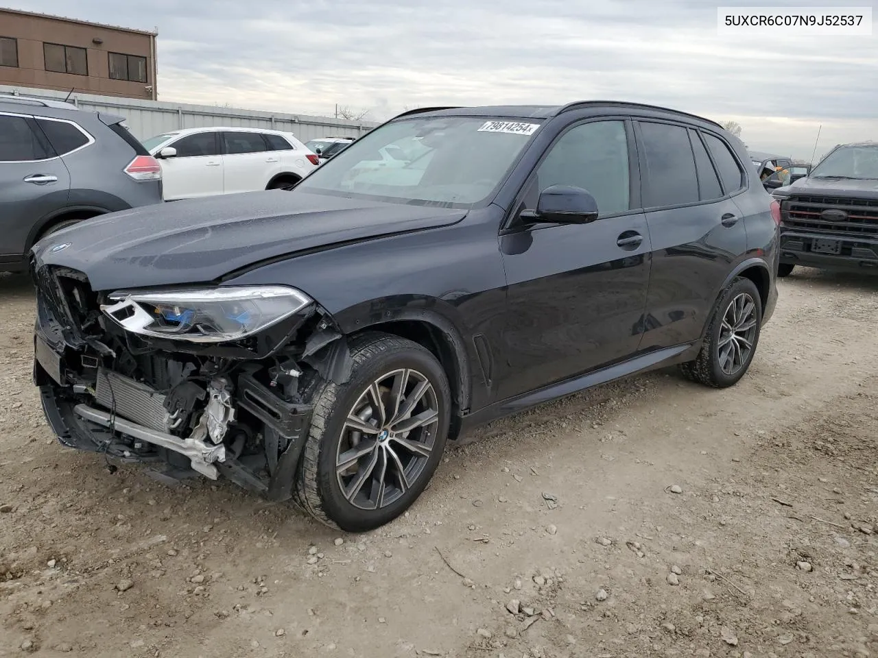 2022 BMW X5 xDrive40I VIN: 5UXCR6C07N9J52537 Lot: 79814254