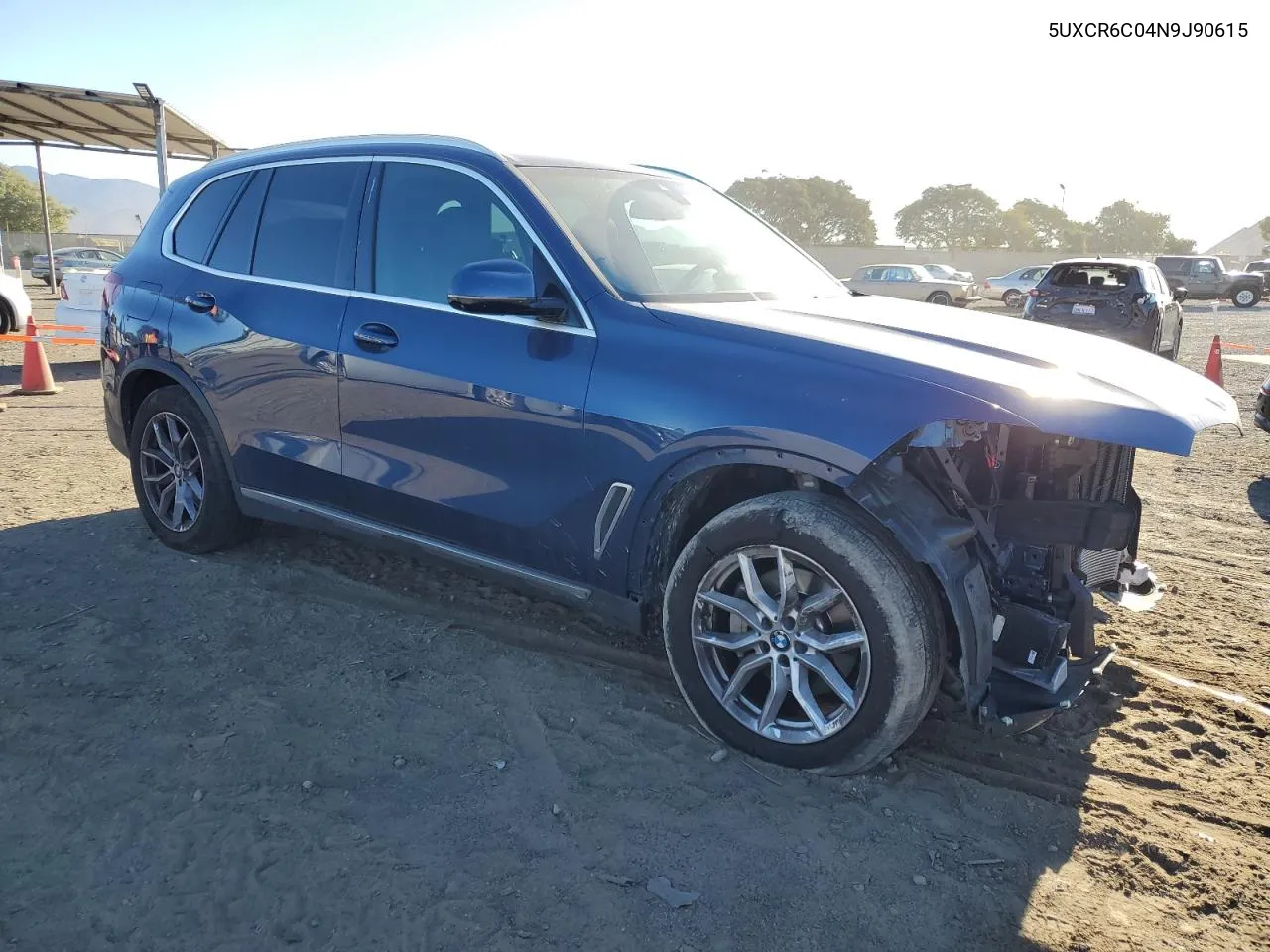 2022 BMW X5 xDrive40I VIN: 5UXCR6C04N9J90615 Lot: 80463724