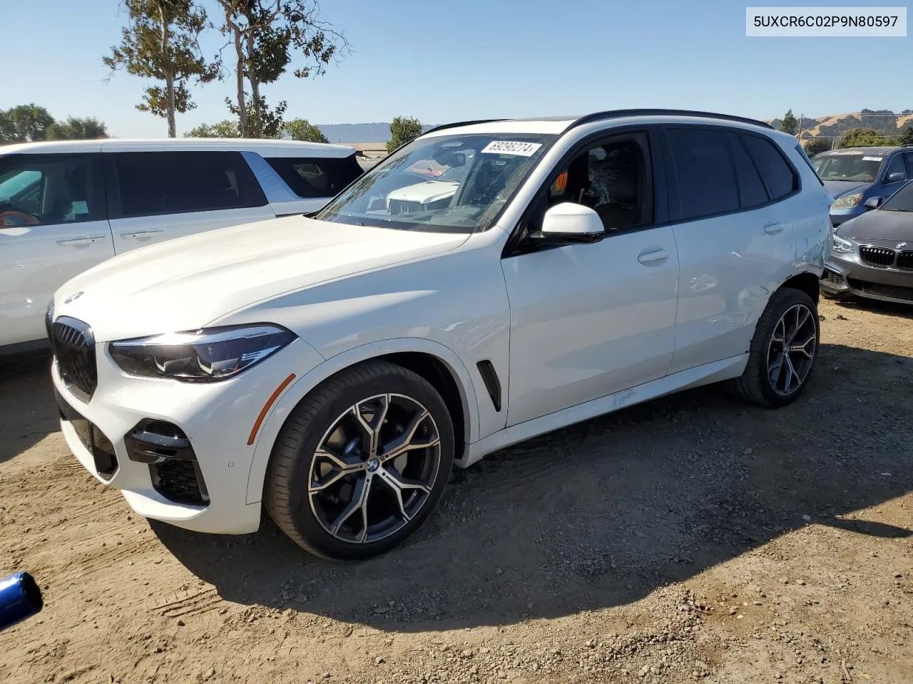 2023 BMW X5 xDrive40I VIN: 5UXCR6C02P9N80597 Lot: 69298274