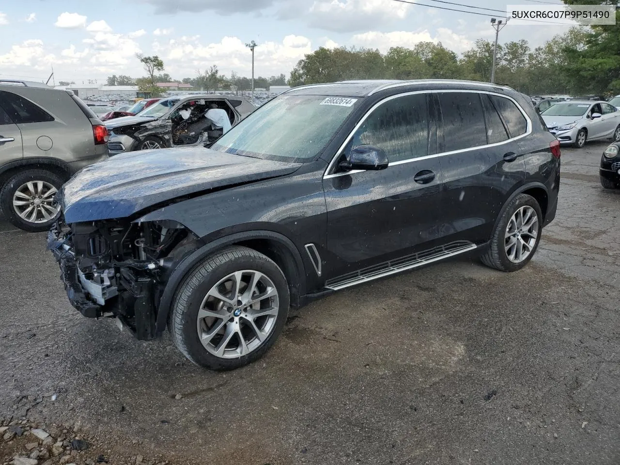 2023 BMW X5 xDrive40I VIN: 5UXCR6C07P9P51490 Lot: 69832614