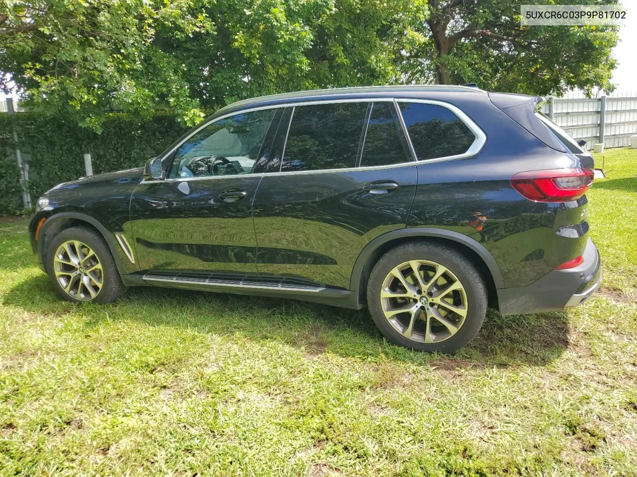 2023 BMW X5 xDrive40I VIN: 5UXCR6C03P9P81702 Lot: 72092564