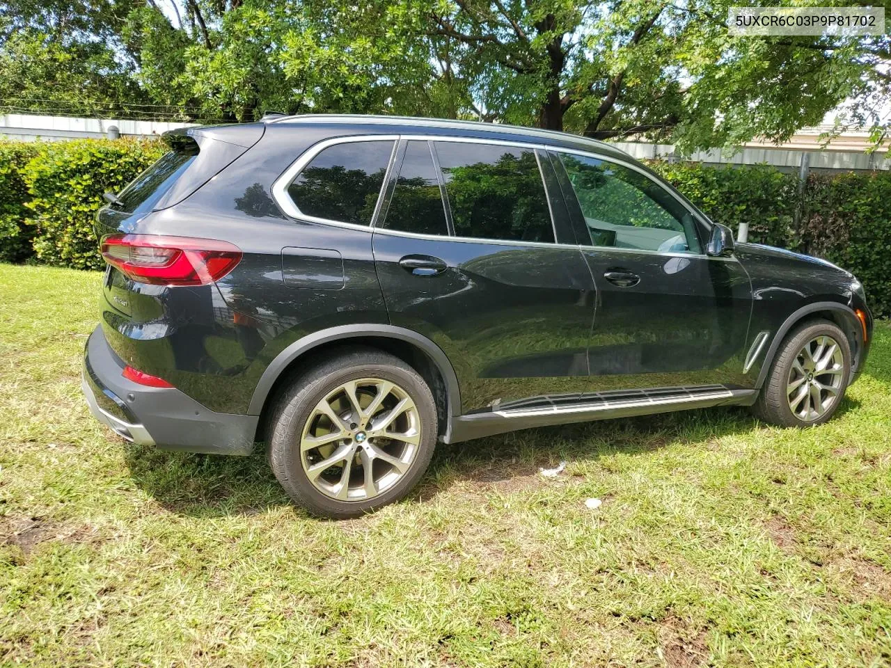 2023 BMW X5 xDrive40I VIN: 5UXCR6C03P9P81702 Lot: 72092564