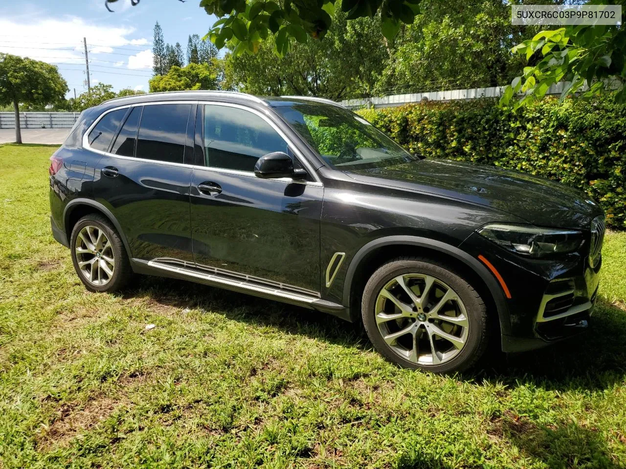 2023 BMW X5 xDrive40I VIN: 5UXCR6C03P9P81702 Lot: 72092564