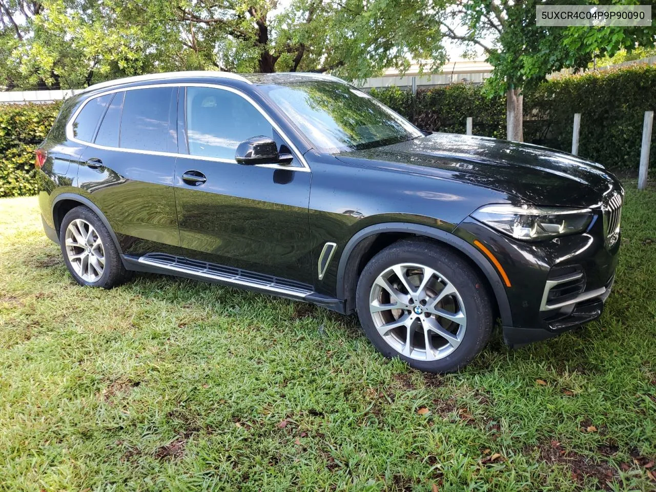 2023 BMW X5 Sdrive 40I VIN: 5UXCR4C04P9P90090 Lot: 72092704