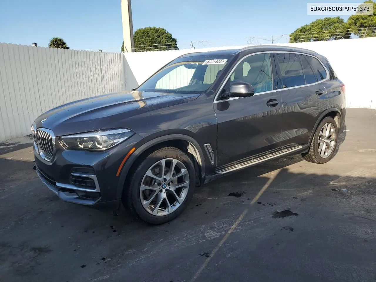 2023 BMW X5 xDrive40I VIN: 5UXCR6C03P9P51373 Lot: 72092744