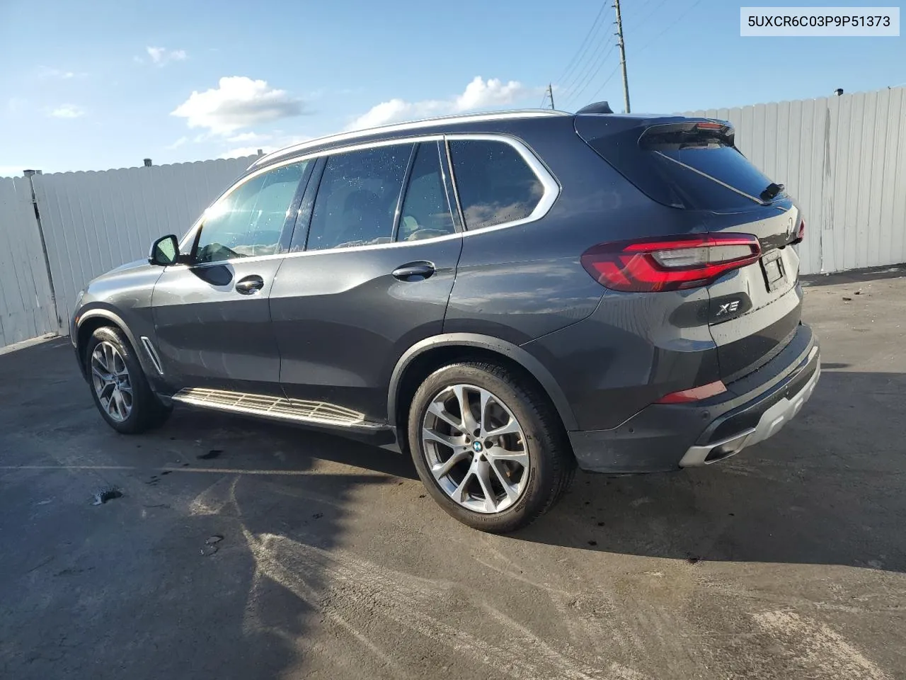 2023 BMW X5 xDrive40I VIN: 5UXCR6C03P9P51373 Lot: 72092744