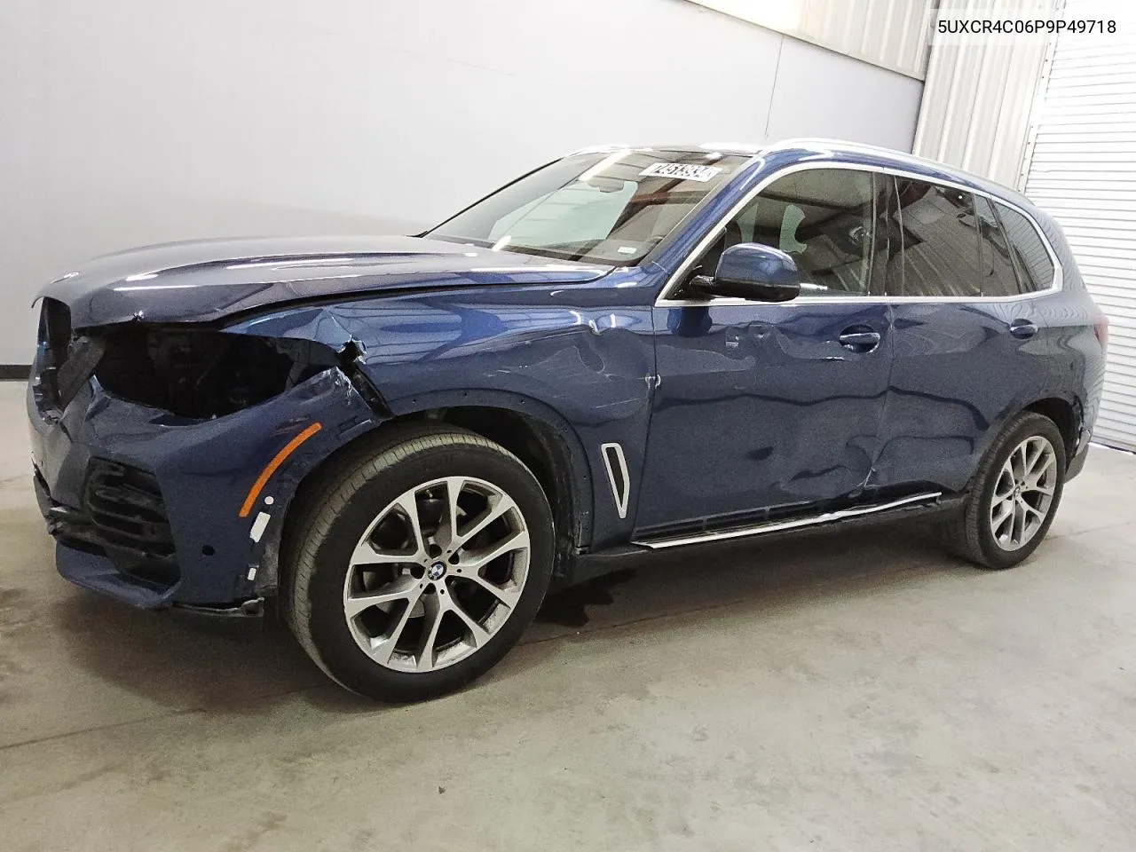 2023 BMW X5 Sdrive 40I VIN: 5UXCR4C06P9P49718 Lot: 74513934