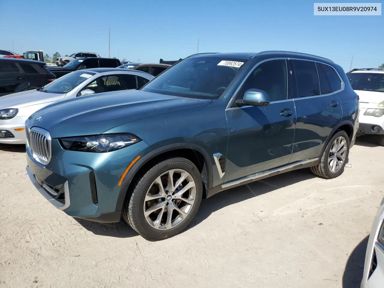 2024 BMW X5 Sdrive 40I VIN: 5UX13EU08R9V20974 Lot: 75862574