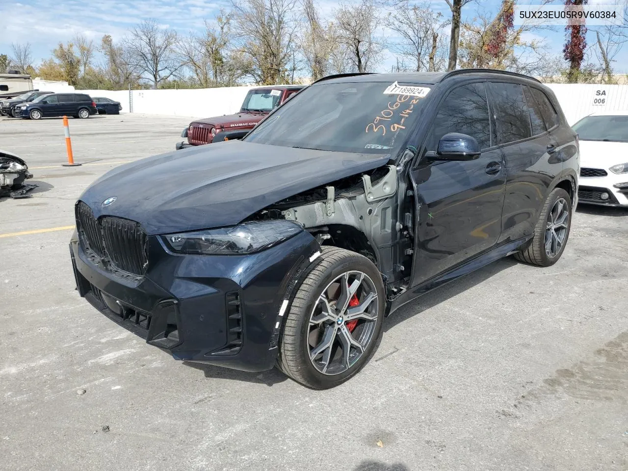 2024 BMW X5 xDrive40I VIN: 5UX23EU05R9V60384 Lot: 77189924