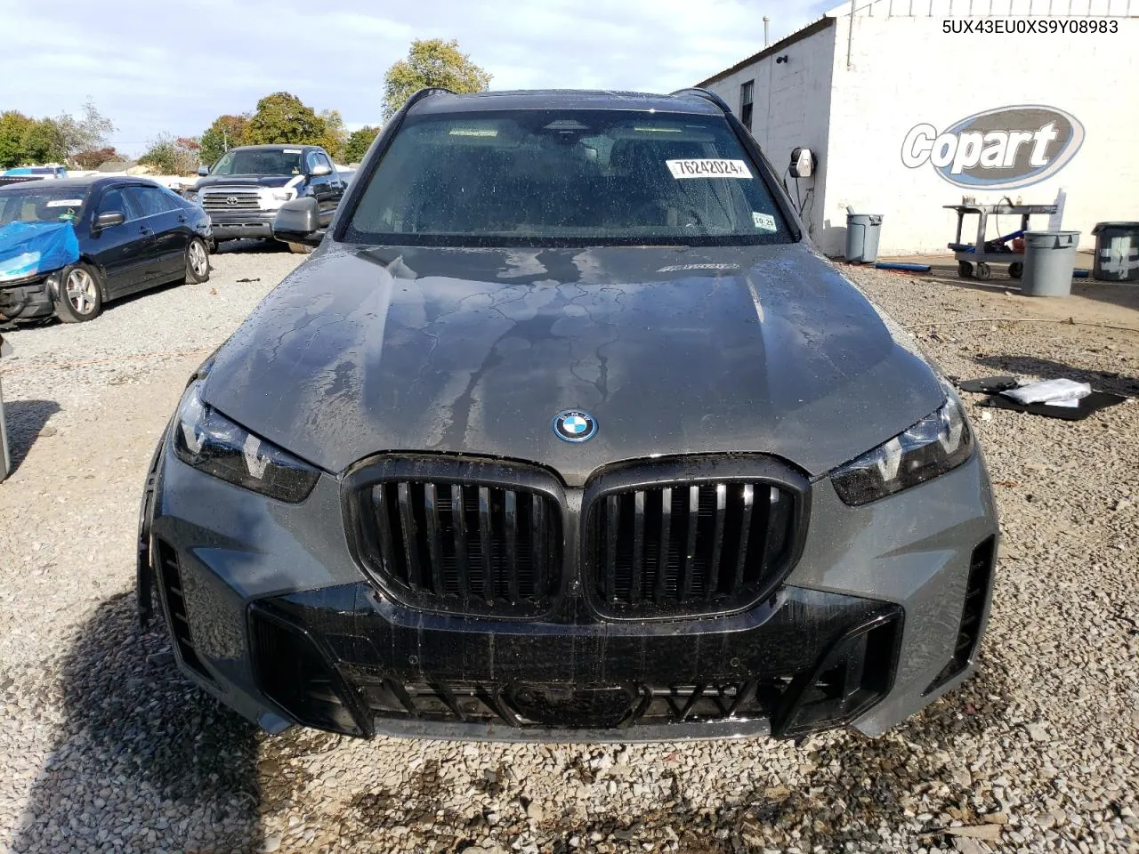 2025 BMW X5 xDrive50E VIN: 5UX43EU0XS9Y08983 Lot: 76242024