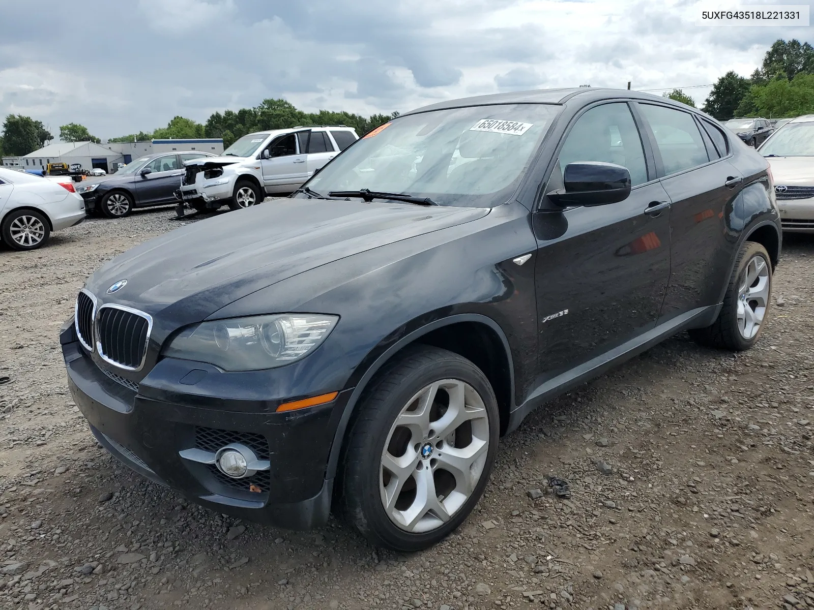 2008 BMW X6 xDrive35I VIN: 5UXFG43518L221331 Lot: 65018584