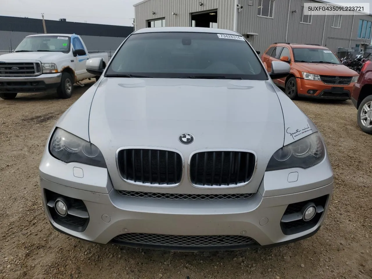 2009 BMW X6 xDrive35I VIN: 5UXFG43509L223721 Lot: 73428314