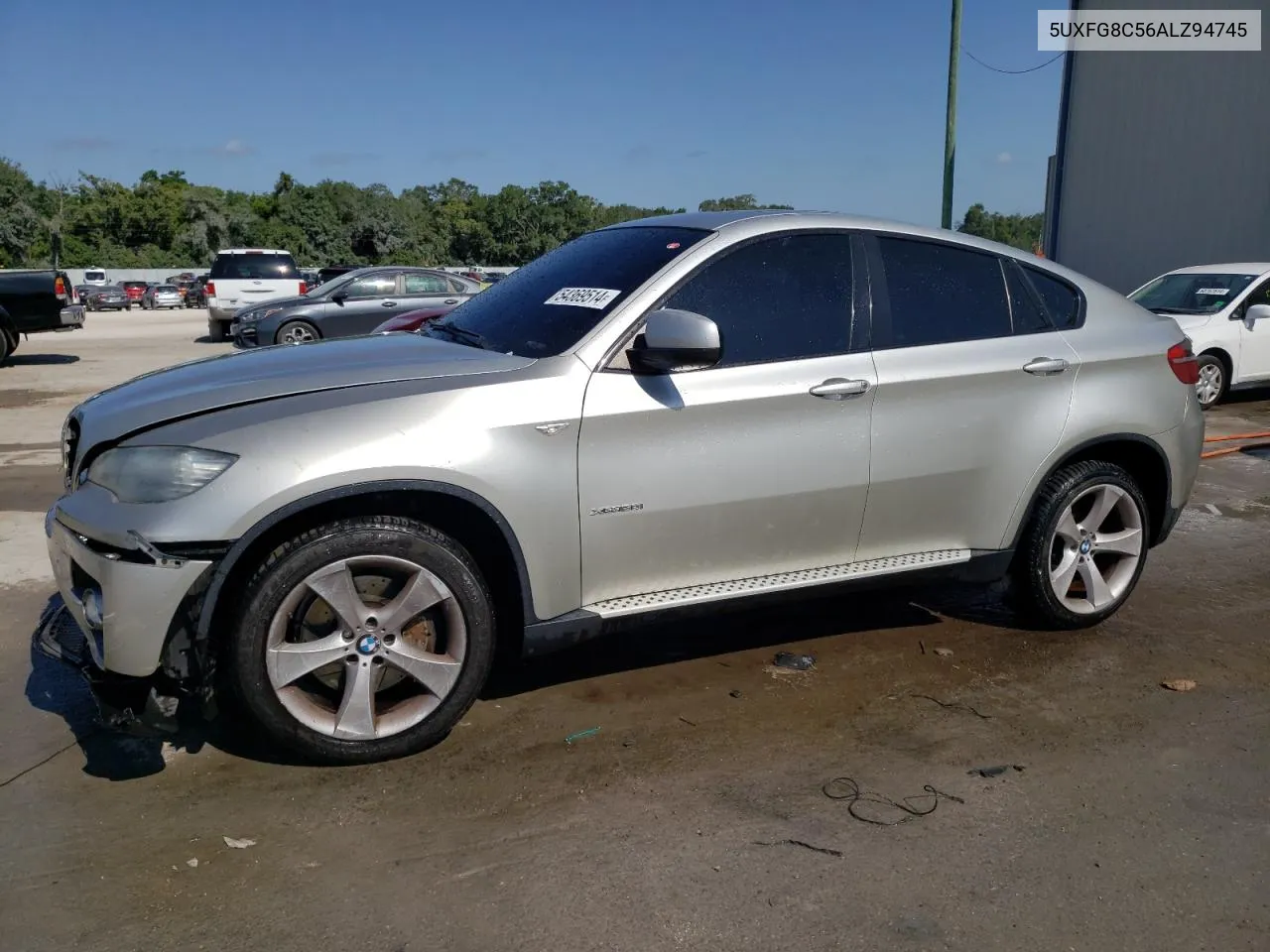 2010 BMW X6 xDrive50I VIN: 5UXFG8C56ALZ94745 Lot: 54369514