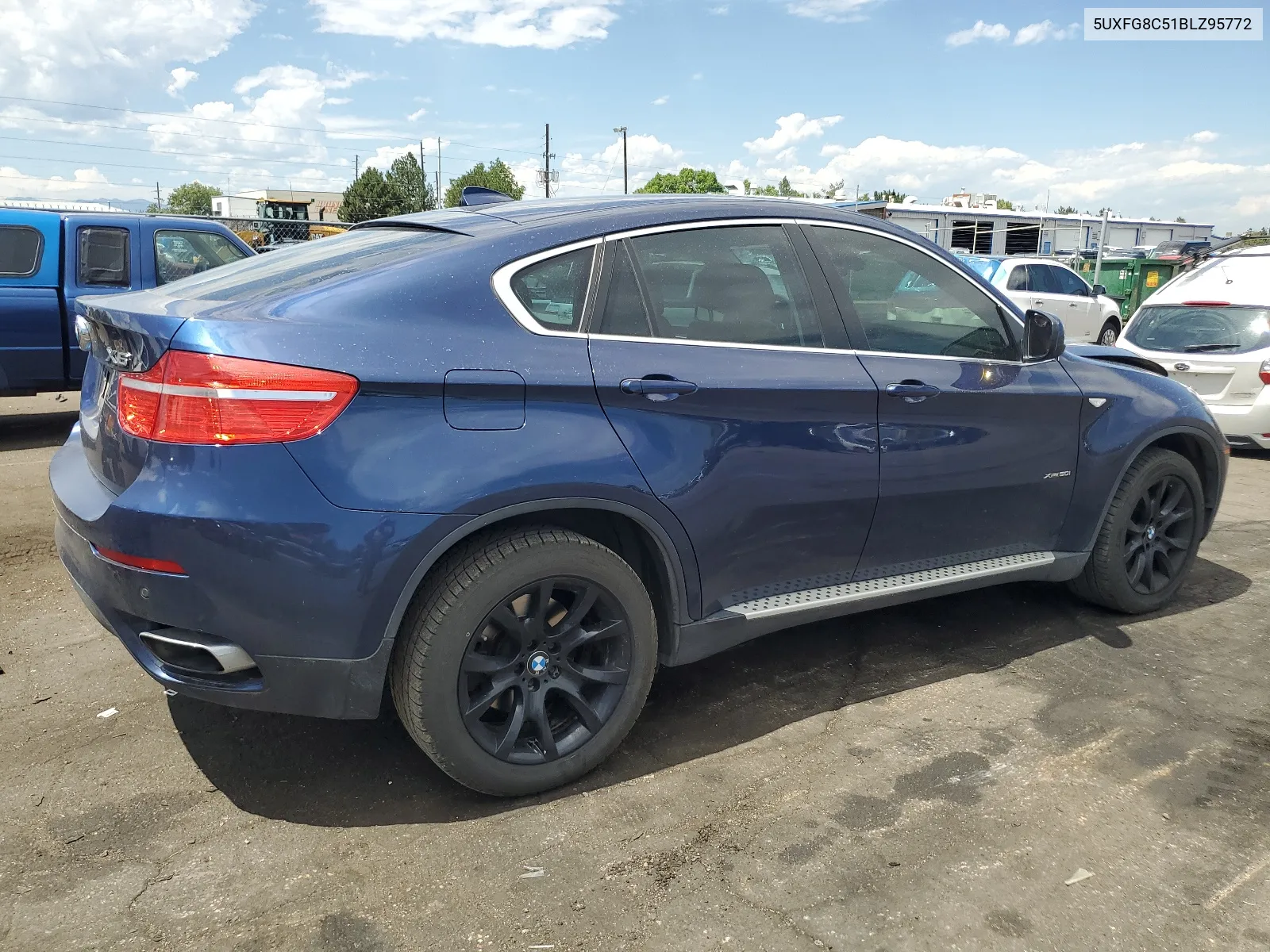 2011 BMW X6 xDrive50I VIN: 5UXFG8C51BLZ95772 Lot: 65733764