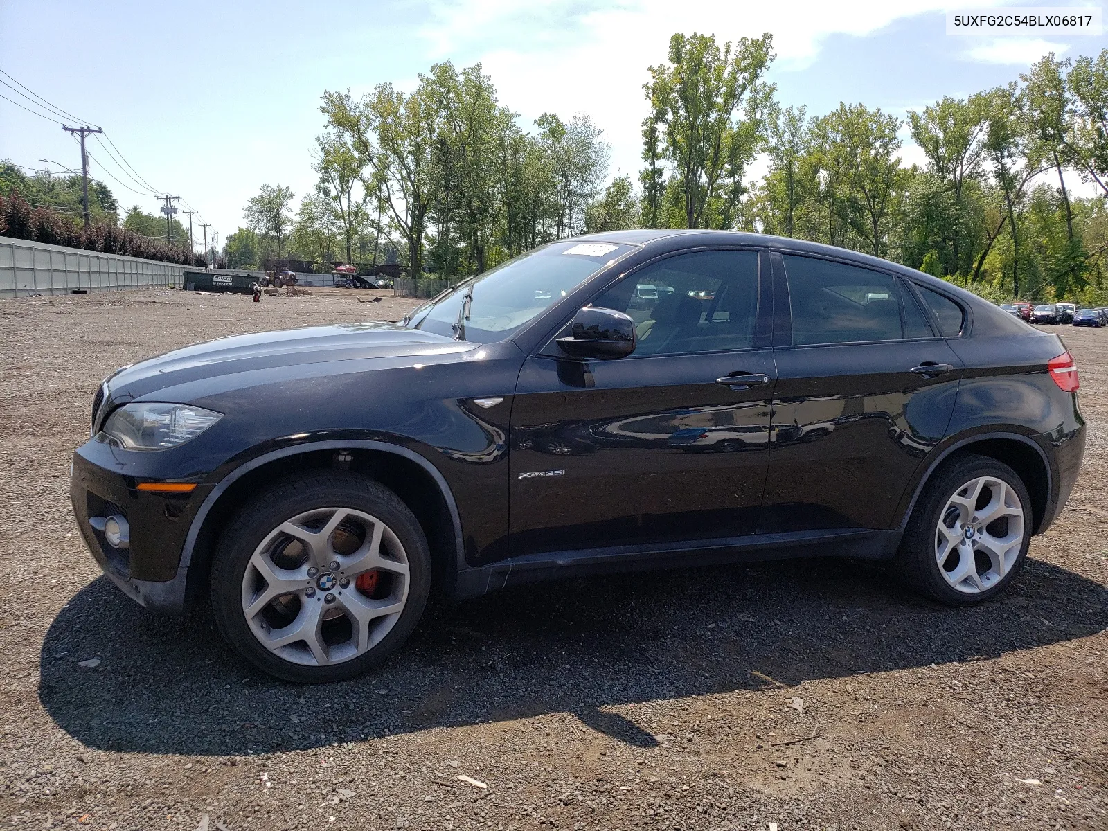 2011 BMW X6 xDrive35I VIN: 5UXFG2C54BLX06817 Lot: 65780724