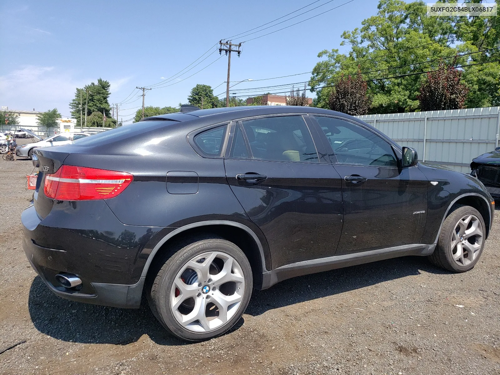 2011 BMW X6 xDrive35I VIN: 5UXFG2C54BLX06817 Lot: 65780724