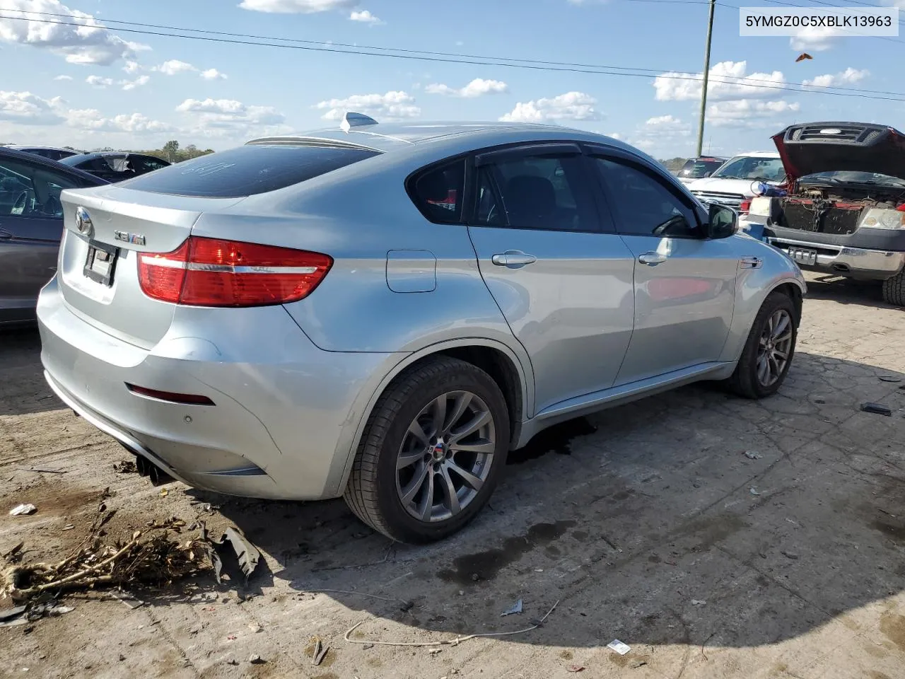 2011 BMW X6 M VIN: 5YMGZ0C5XBLK13963 Lot: 71360104