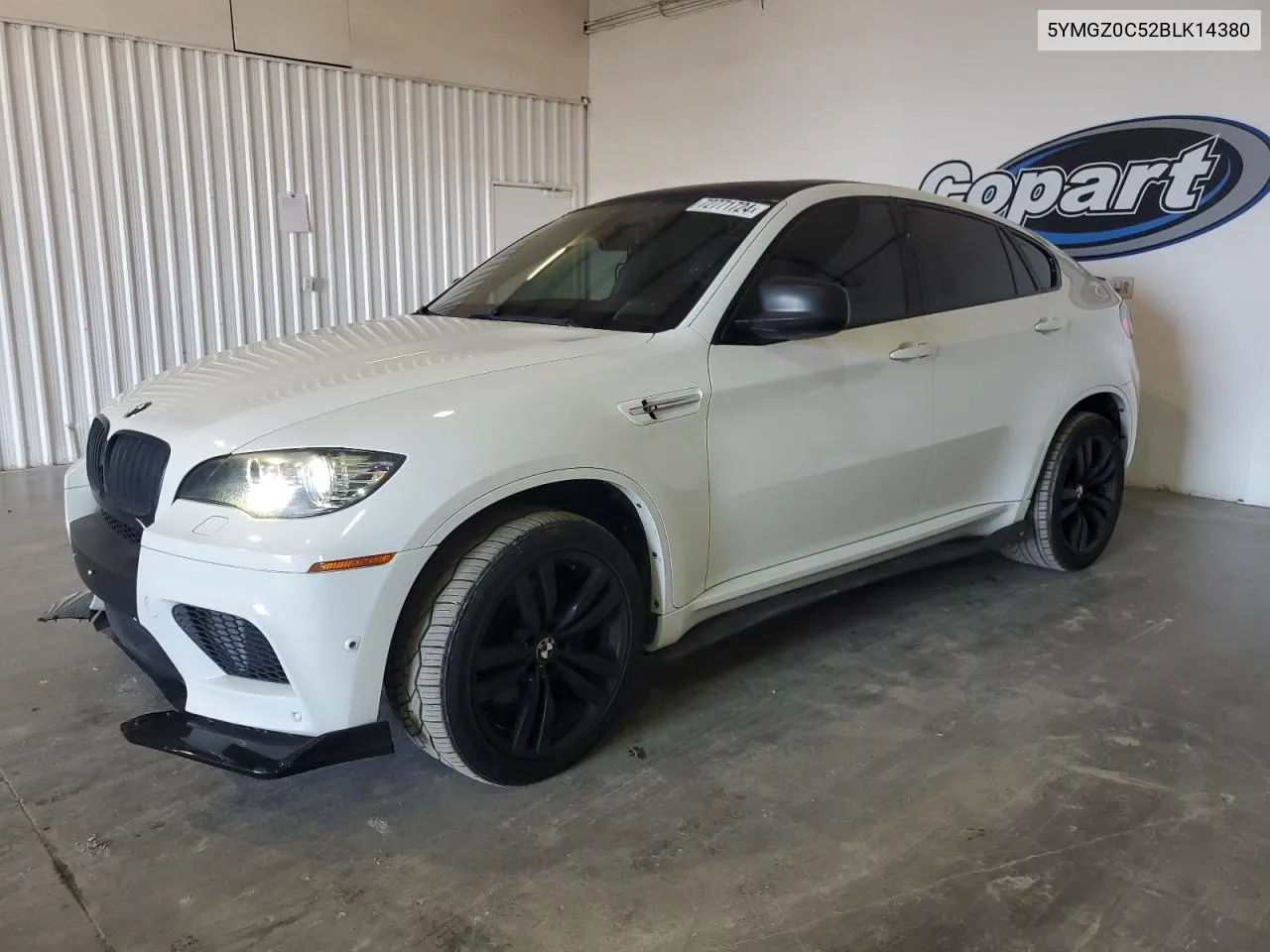 5YMGZ0C52BLK14380 2011 BMW X6 M