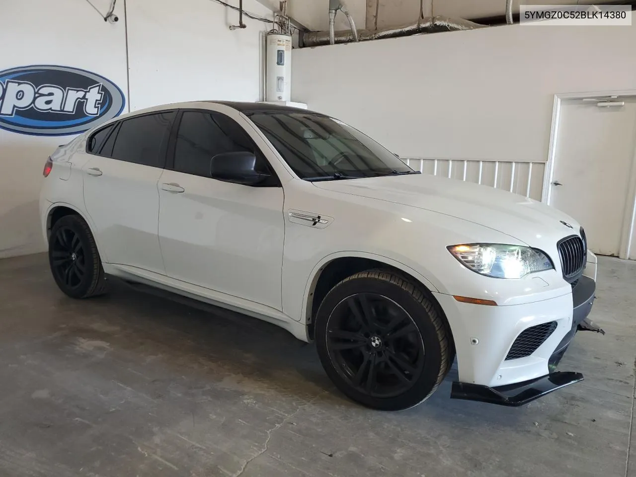 2011 BMW X6 M VIN: 5YMGZ0C52BLK14380 Lot: 72771724