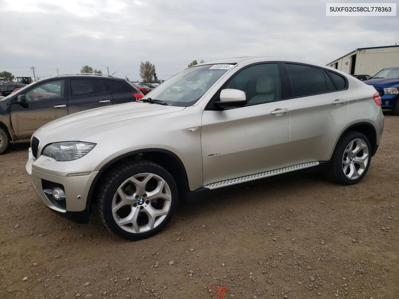 2012 BMW X6 xDrive35I VIN: 5UXFG2C58CL778363 Lot: 69505104