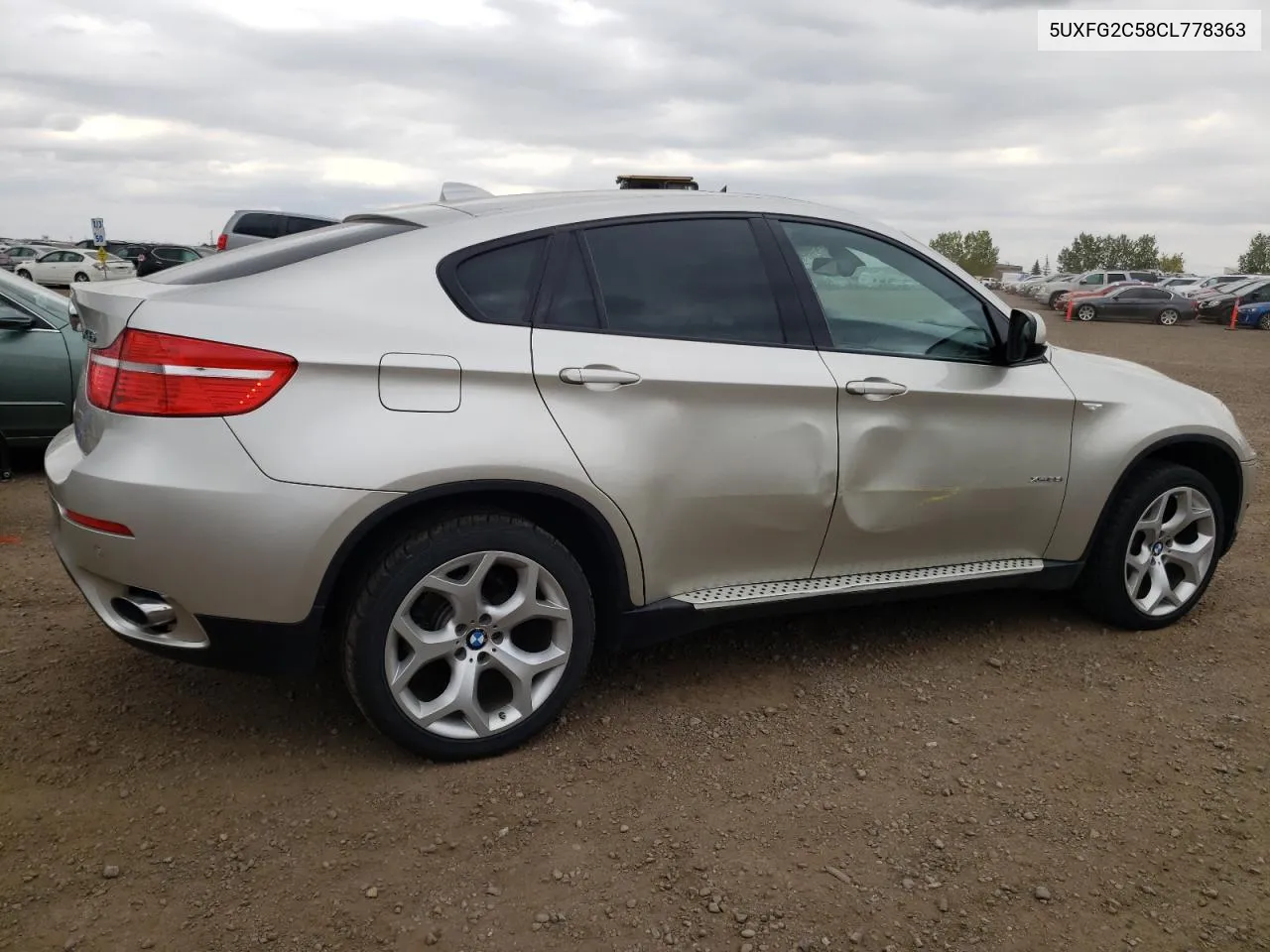 2012 BMW X6 xDrive35I VIN: 5UXFG2C58CL778363 Lot: 69505104