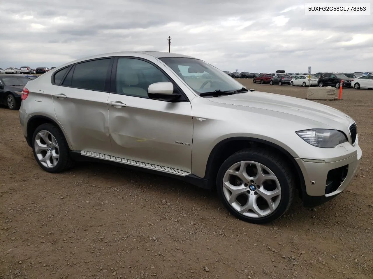 2012 BMW X6 xDrive35I VIN: 5UXFG2C58CL778363 Lot: 69505104