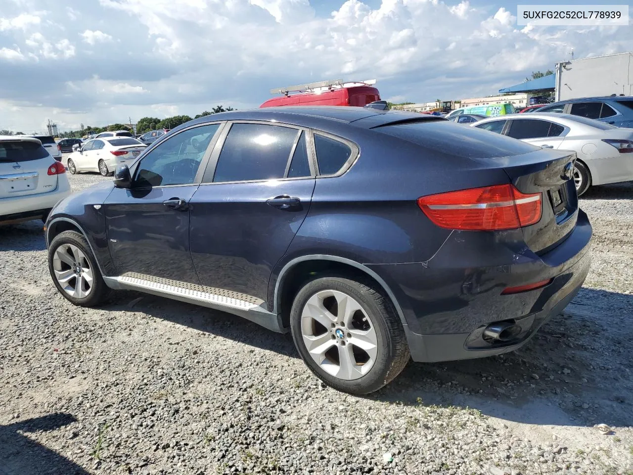 2012 BMW X6 xDrive35I VIN: 5UXFG2C52CL778939 Lot: 74192874