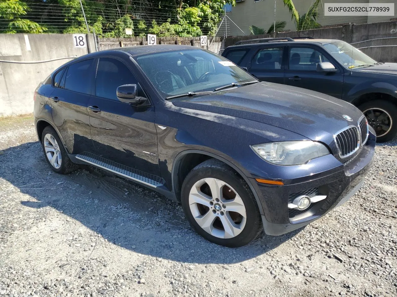 2012 BMW X6 xDrive35I VIN: 5UXFG2C52CL778939 Lot: 74192874