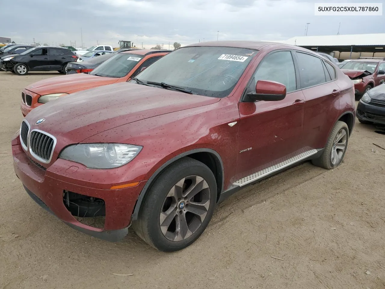 2013 BMW X6 xDrive35I VIN: 5UXFG2C5XDL787860 Lot: 71894654