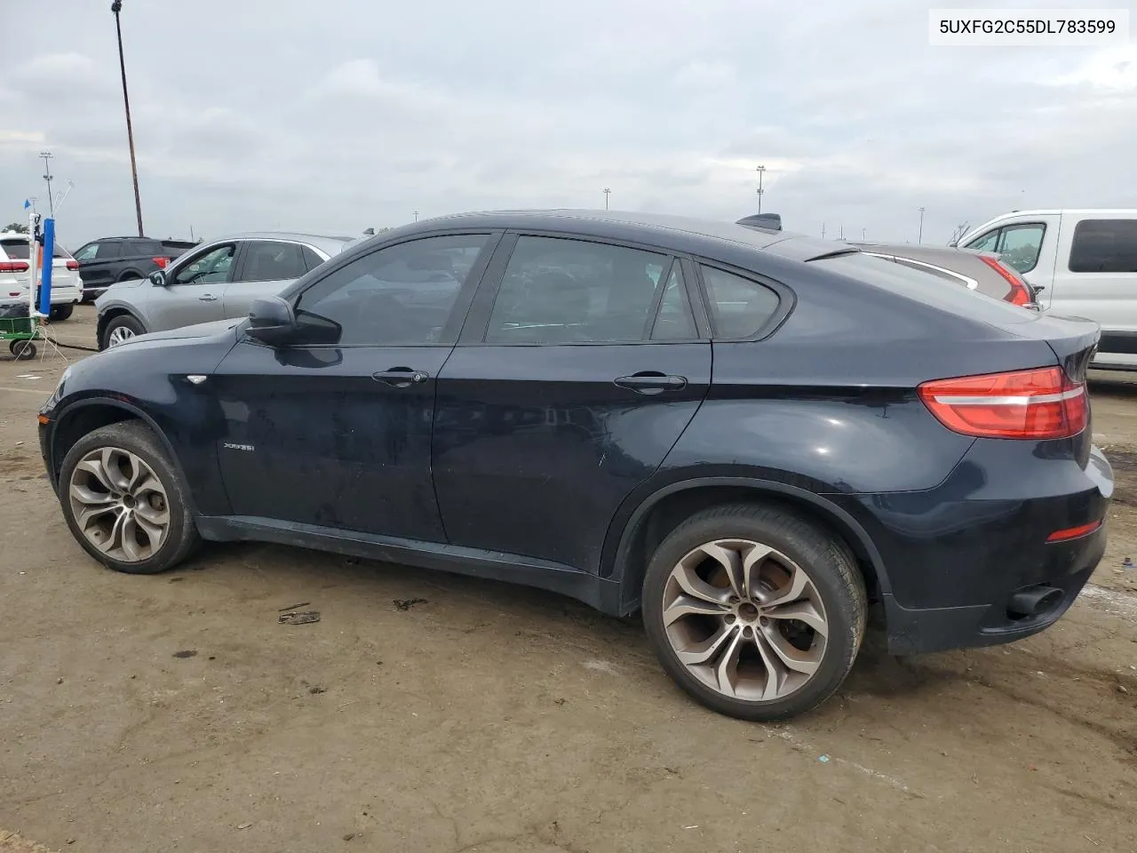 2013 BMW X6 xDrive35I VIN: 5UXFG2C55DL783599 Lot: 72244334