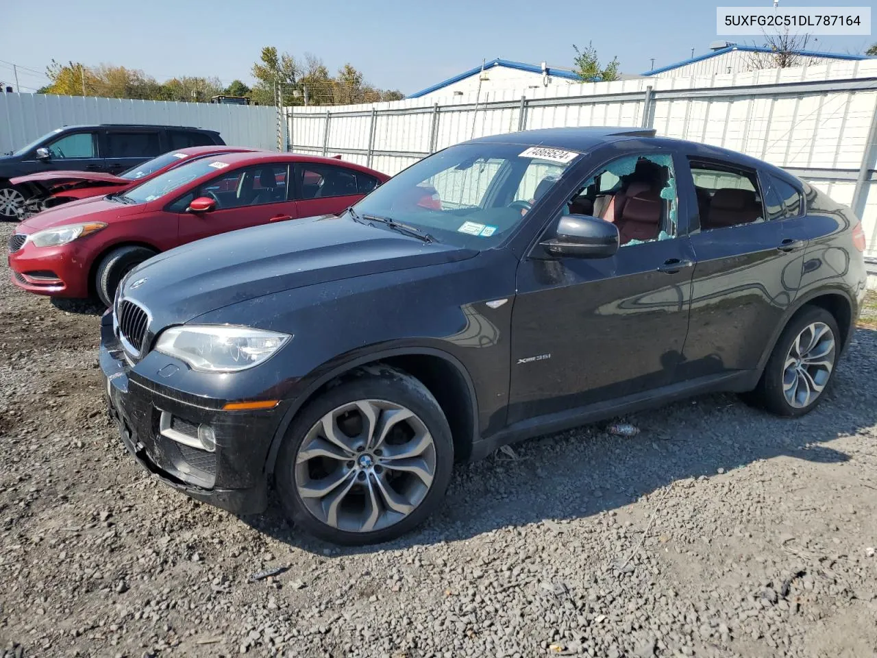 2013 BMW X6 xDrive35I VIN: 5UXFG2C51DL787164 Lot: 74869524