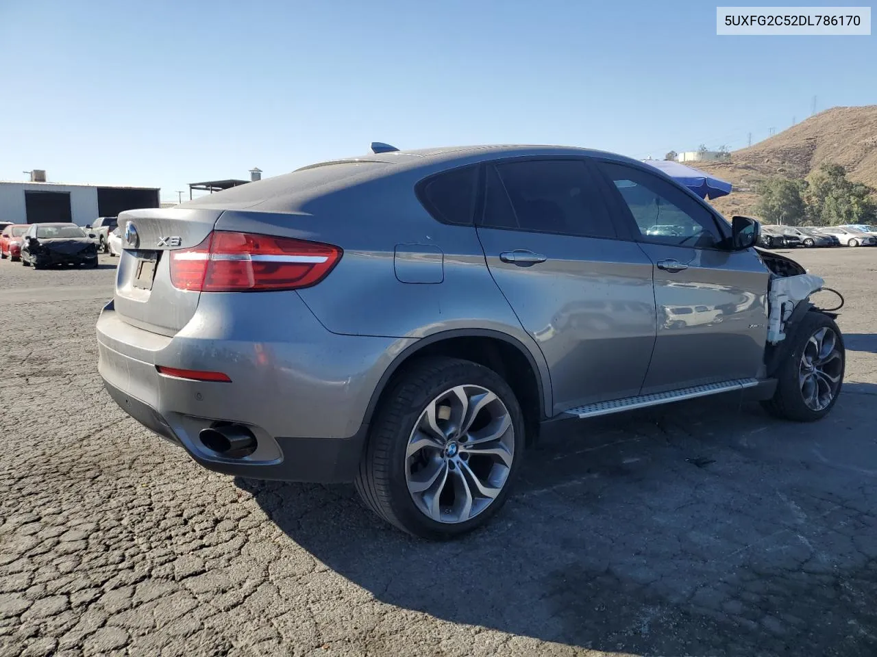 2013 BMW X6 xDrive35I VIN: 5UXFG2C52DL786170 Lot: 75470104