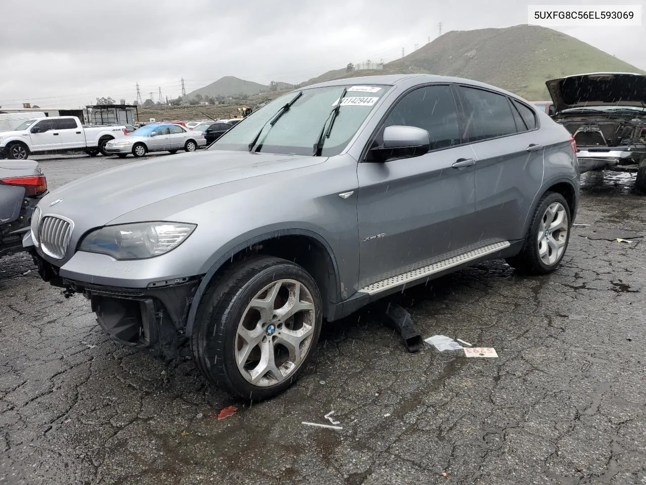 2014 BMW X6 xDrive50I VIN: 5UXFG8C56EL593069 Lot: 41142944