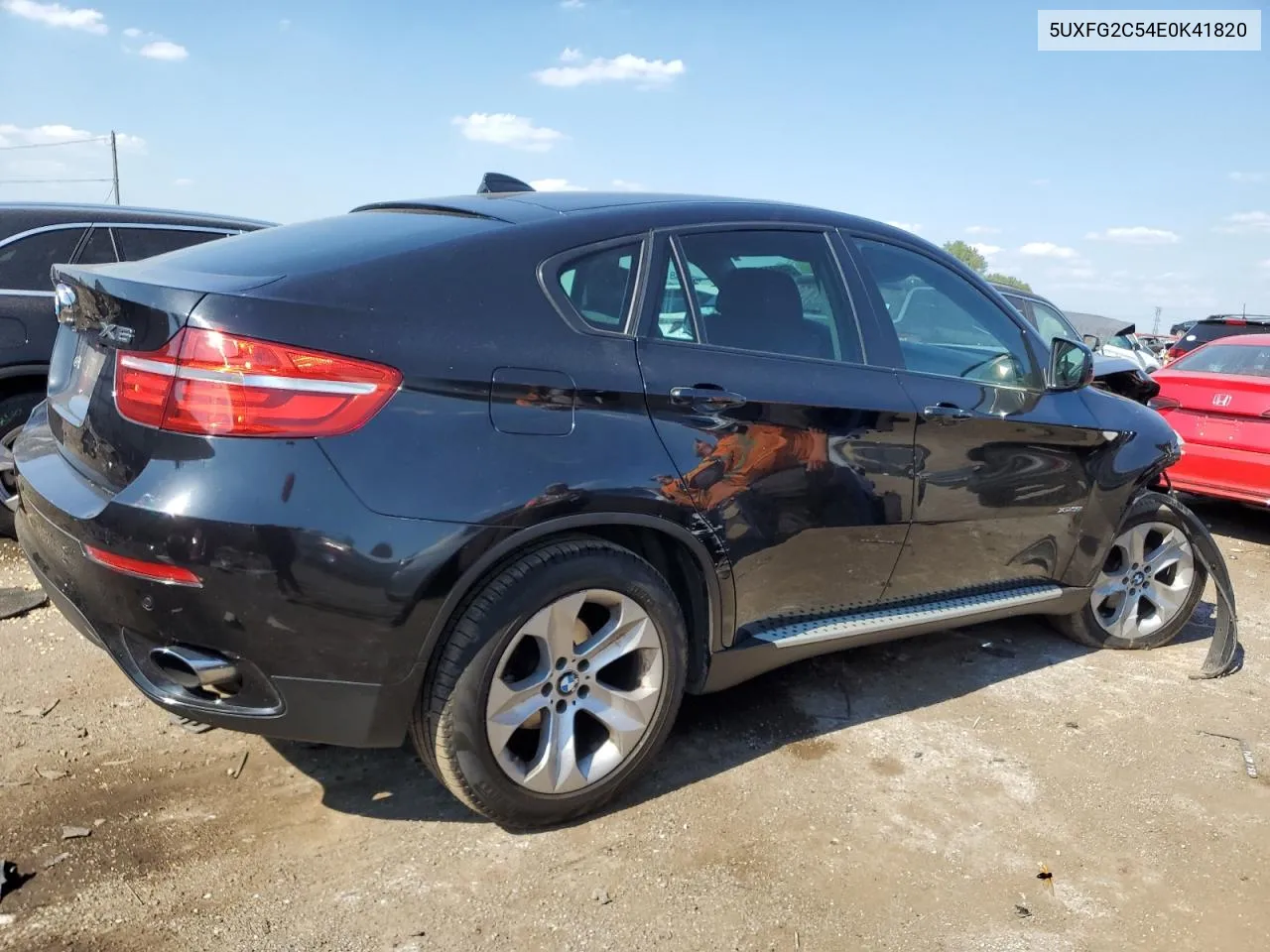 2014 BMW X6 xDrive35I VIN: 5UXFG2C54E0K41820 Lot: 59888574