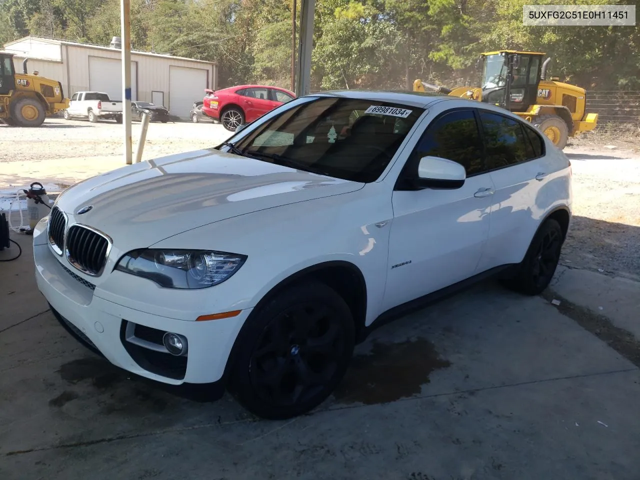 5UXFG2C51E0H11451 2014 BMW X6 xDrive35I