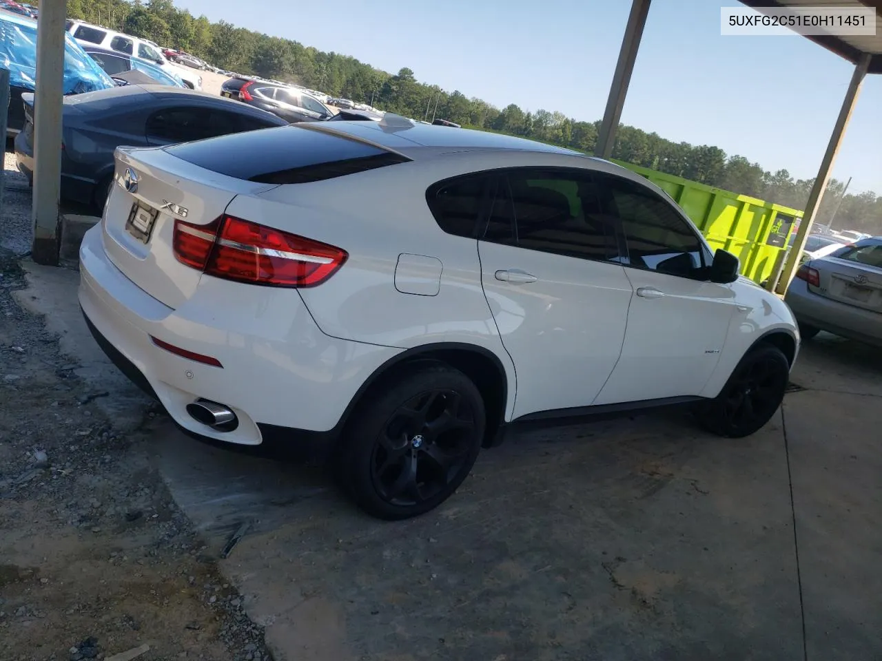 5UXFG2C51E0H11451 2014 BMW X6 xDrive35I