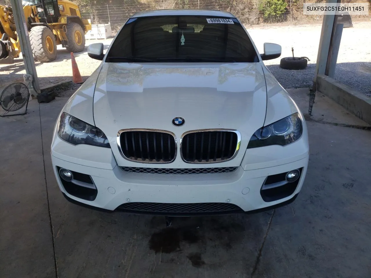 2014 BMW X6 xDrive35I VIN: 5UXFG2C51E0H11451 Lot: 69981034