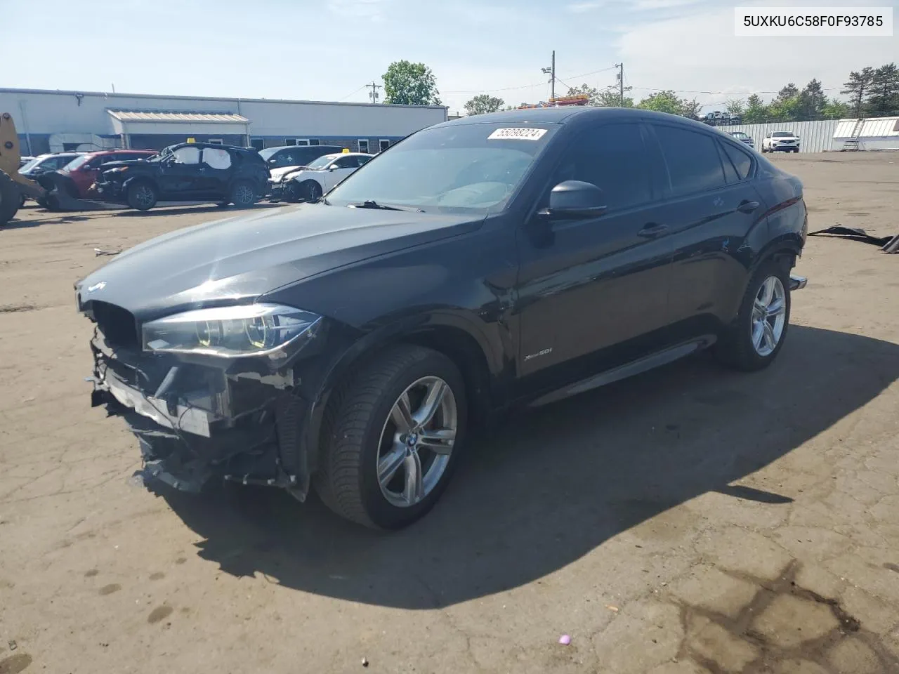 2015 BMW X6 xDrive50I VIN: 5UXKU6C58F0F93785 Lot: 55098224