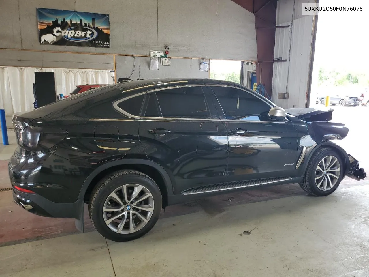 2015 BMW X6 xDrive35I VIN: 5UXKU2C50F0N76078 Lot: 61876124