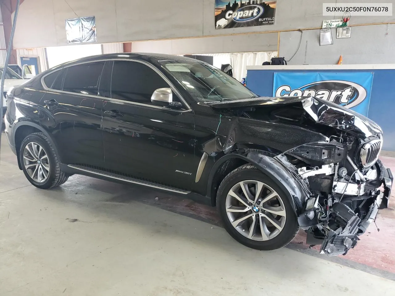 2015 BMW X6 xDrive35I VIN: 5UXKU2C50F0N76078 Lot: 61876124