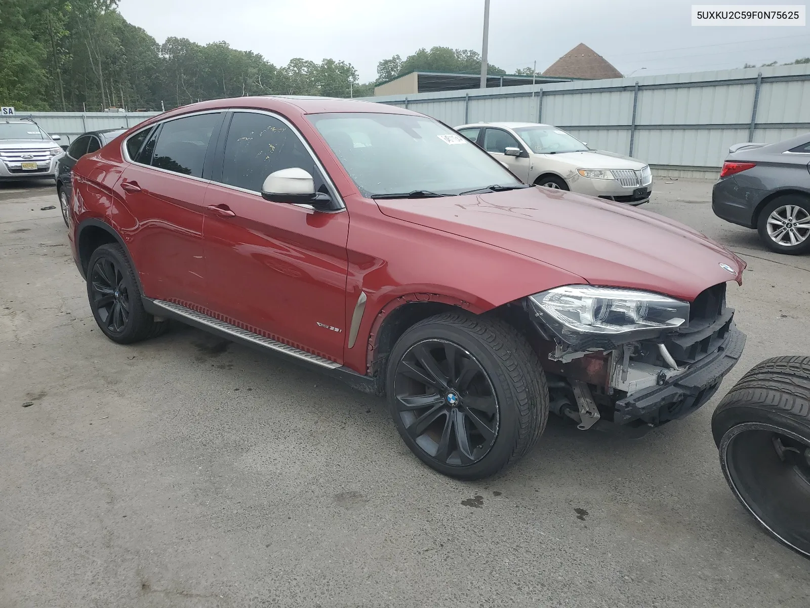 2015 BMW X6 xDrive35I VIN: 5UXKU2C59F0N75625 Lot: 64611124